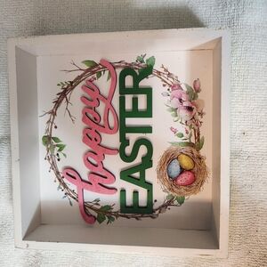 Easter Wall Decor with Floral Design